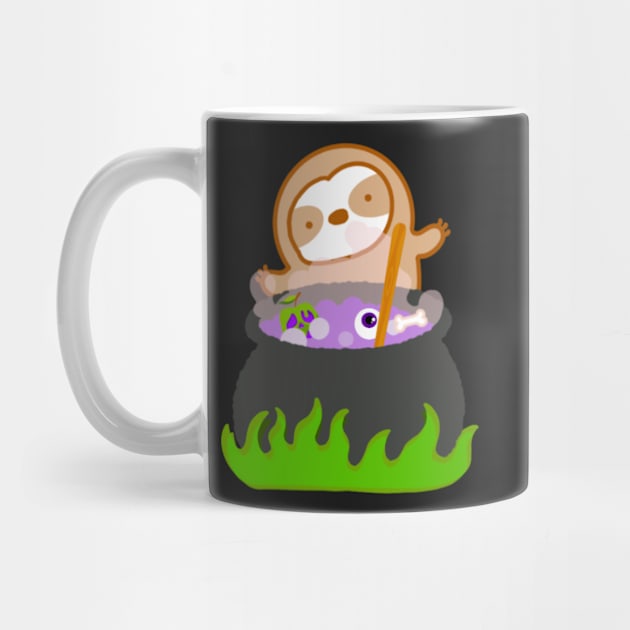 Halloween Witch’s Brew Sloth by theslothinme